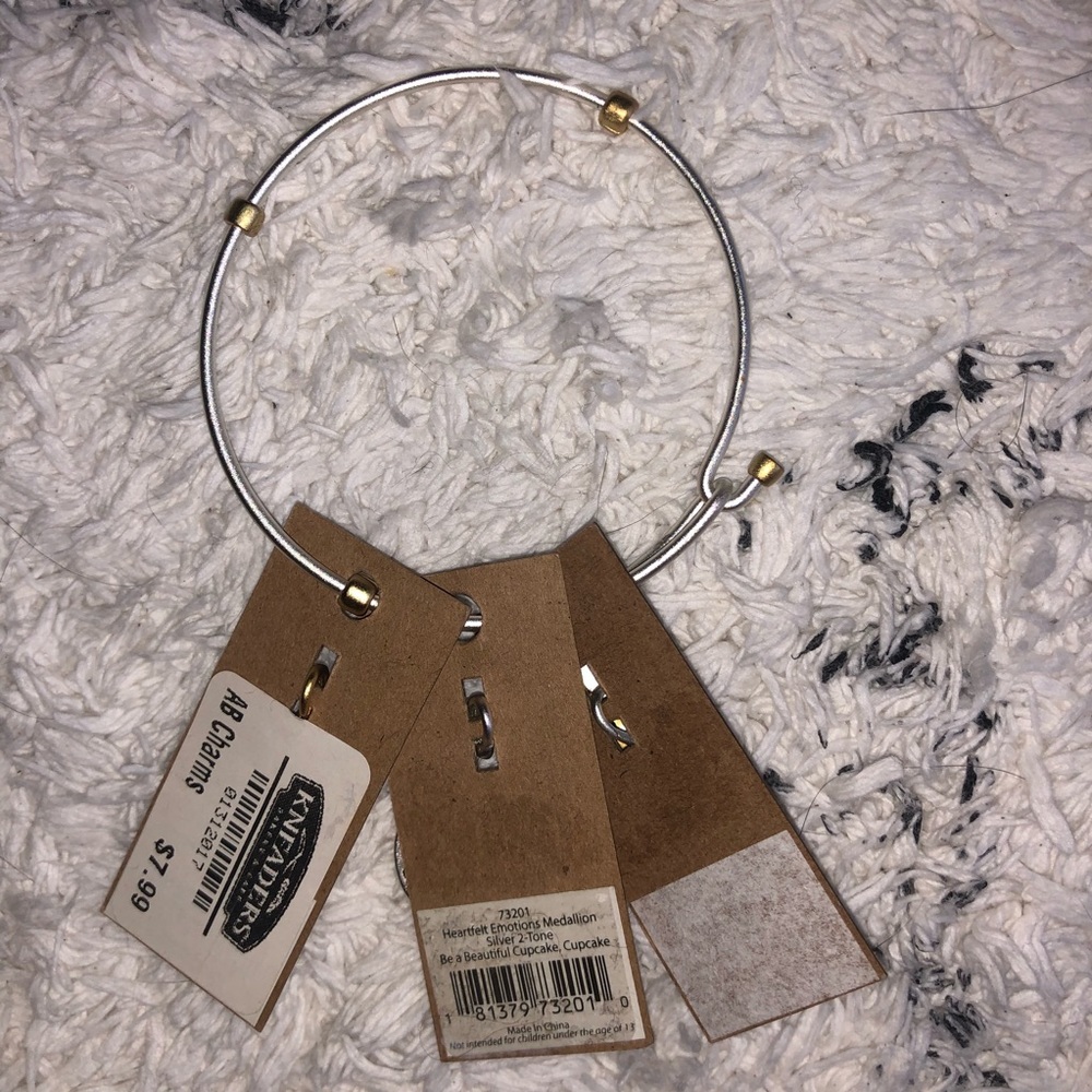 nwt charm bracelet w/ 3 charms